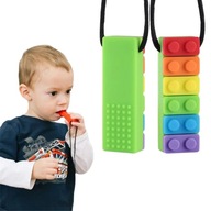 2X LOGOPEDICKÝ TERAPEUTICKÝ NÁHRDELNÍK S LOGOPEDICKÝMI ZÚBKAMI SENSORY BRICK bez BPA 2X LOGOPEDICKÝ TERAPEUTICKÝ NÁHRDELNÍK S LOGOPEDICKÝMI ZÚBKAMI SENSORY BRICK bez BPA