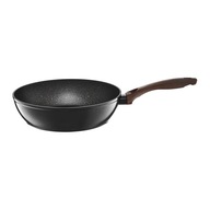 Hlboká panvica s povrchovou úpravou Qualum Basic Stone Edition Darkwood 28 cm AMBITI Hlboká panvica s povrchovou úpravou Qualum Basic Stone Edition Darkwood 28 cm AMBITI