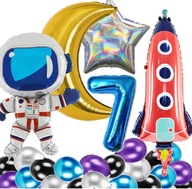 BALÓNY narodeniny 7 ROKOV VESMÍRNY RAKETOVÝ ASTRONAUT BALÓNY narodeniny 7 ROKOV VESMÍRNY RAKETOVÝ ASTRONAUT