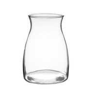 SKLENENÁ VÁZA Slezový tulipán 20cm vianočný 1169 SKLENENÁ VÁZA Slezový tulipán 20cm vianočný 1169