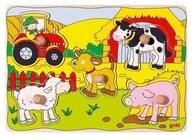 Puzzle s rúčkami In Goki's farm 2+ Puzzle s rúčkami In Goki's farm 2+