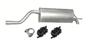 Koncový tlmič výfuku OPEL CORSA D 1.2 | 2006-2009 + KIT Koncový tlmič výfuku OPEL CORSA D 1.2 | 2006-2009 + KIT