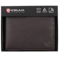 Malá PEŇAŽENKA PRE MLÁDEŽ PRE MUŽOV RFID BLOCK PROTECTION Natural Leather KORUMA Malá PEŇAŽENKA PRE MLÁDEŽ PRE MUŽOV RFID BLOCK PROTECTION Natural Leather KORUMA