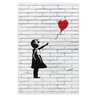 Plagáty 62x93 Banksy Girl Balloon