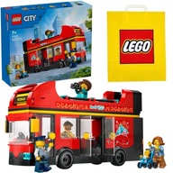 LEGO CITY Červený poschodový autobus 60407 Súprava kociek pre chlapcov vo veku 7+ LEGO CITY Červený poschodový autobus 60407 Súprava kociek pre chlapcov vo veku 7+