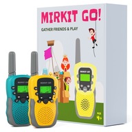 Hra MIRKIT GO 2x vysielačka pre deti a 4 hry T-388 na dvore Hra MIRKIT GO 2x vysielačka pre deti a 4 hry T-388 na dvore