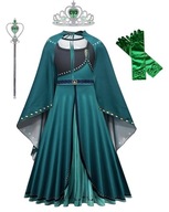 OUTFIT ANNA FROZEN ŠATY NA KARNEVALOVÝ PROM SÚPRAVA 134/140 OUTFIT ANNA FROZEN ŠATY NA KARNEVALOVÝ PROM SÚPRAVA 134/140