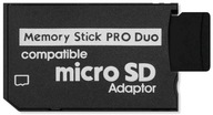 Adaptér karty MS Pro-Duo Memory Stick PSP micro-SD