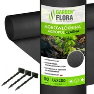 AGR NETKANÁ LÁTKA ČIERNA 1,6x200m 50g + KOTVY 200KS. AGR NETKANÁ LÁTKA ČIERNA 1,6x200m 50g + KOTVY 200KS.