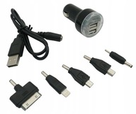 USB micro mini iPhone 30pinová nabíjačka do auta USB micro mini iPhone 30pinová nabíjačka do auta