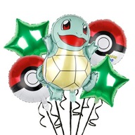 Sada fóliových balónov s narodeninami Pokémona, 5 ks Sada fóliových balónov s narodeninami Pokémona, 5 ks