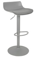 SNAP BAR TAP nastaviteľná sivá barová stolička