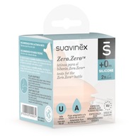Suavinex Zero Zero Nipple 0m+ ADAPTIVE FLOW 2 kusy Suavinex Zero Zero Nipple 0m+ ADAPTIVE FLOW 2 kusy