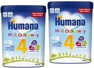 HUMANA 4 NÁSLEDNÉ MLIEKO PO 24 M+ 2x650g 2 BAL. HUMANA 4 NÁSLEDNÉ MLIEKO PO 24 M+ 2x650g 2 BAL.