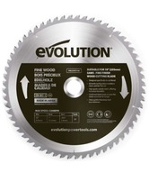 EVOLUTION TCT pílový kotúč na drevo 255mm 60 zubov