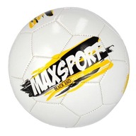 FUTBAL MAX SPORT PRE NOHY ČIERNA ŽLTÁ VEĽKOSŤ 5