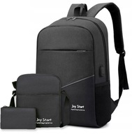 BACKPACK SET TAŠKA 3 v 1 KAPACITA VEĽKÁ TAŠKA USB BACKPACK SET TAŠKA 3 v 1 KAPACITA VEĽKÁ TAŠKA USB