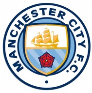 Potlač torty s erbom Manchester City Potlač torty s erbom Manchester City