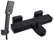 Čierna termostatická vaňová batéria BLACK + NAT Čierna termostatická vaňová batéria BLACK + NAT