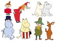 Potlač fondánu na tortu postavičky Moomins