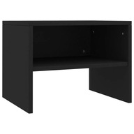 vidaXL nočný stolík čierny 40 x 30 x 30 cm drevotrieska vidaXL nočný stolík čierny 40 x 30 x 30 cm drevotrieska