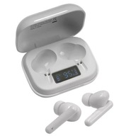 DENVER TWS BLUETOOTH SLÚCHADLÁ BIELY DENVER TWS BLUETOOTH SLÚCHADLÁ BIELY