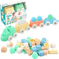SENSORY TRAIN + SOFT BLOCKS PLAY SQUISH MOCHTOYS SET Polish SENSORY TRAIN + SOFT BLOCKS PLAY SQUISH MOCHTOYS SET Polish