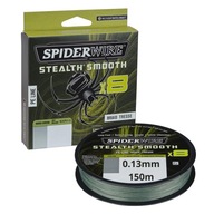 SPIDERWIRE Stealth Smooth Braid x8 0,13 mm 150 m Zelená SPIDERWIRE Stealth Smooth Braid x8 0,13 mm 150 m Zelená