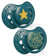 LOVI Stardust zelený dynamický cumlík 18+m 2 ks LOVI Stardust zelený dynamický cumlík 18+m 2 ks
