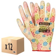 Záhradné rukavice, dámske pracovné rukavice, S 12p