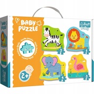 PRVÉ PUZZLE BABY KLASICKÉ ZVIERATKÁ NA SAFARI PRVÉ PUZZLE BABY KLASICKÉ ZVIERATKÁ NA SAFARI