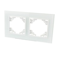 Home frame dvojité horizontálne biele puzdro odolné Home frame dvojité horizontálne biele puzdro odolné