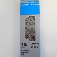 Reťaz na bicykel 10s Shimano Ultegra CN-6600 + čap 114 článkov Reťaz na bicykel 10s Shimano Ultegra CN-6600 + čap 114 článkov
