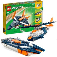 LEGO 3v1 - Lietadlo, vrtuľník alebo motorový čln 31126