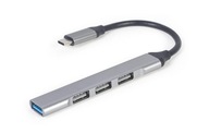HUB GEMBIRD HUB USB-C port USB 3.0x1, USB 2.0x3 HUB GEMBIRD HUB USB-C port USB 3.0x1, USB 2.0x3