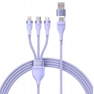 Kábel Baseus 3v1 USB-C Lightning 100W 1.2 MicroUSB