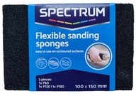 Flexibilné brúsne špongie x3 SPECTRUM Flexibilné brúsne špongie x3 SPECTRUM