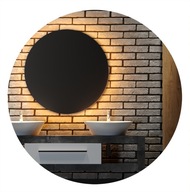 Okrúhle LED zrkadlo bez rámu 100 VÝKONNÉ SVETLO 9,6W