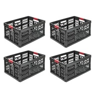 4x skladací nákupný košík do auta, grafit, 45L 4x skladací nákupný košík do auta, grafit, 45L