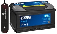 EXIDE EXCELL P + 80AH / 700A EB802 BATÉRIA
