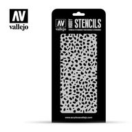VALLEJO TEMPLATE ST-CAM002 1:32 Luftwaffe WWII Spots Camo VALLEJO TEMPLATE ST-CAM002 1:32 Luftwaffe WWII Spots Camo