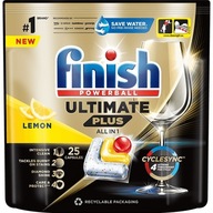 Finish Ultimate Plus All-in-1 kapsuly do umývačky riadu Lemon (25) Finish Ultimate Plus All-in-1 kapsuly do umývačky riadu Lemon (25)