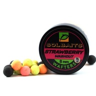 Solbaits Wafters 8 mm jahodové guličky na umývanie