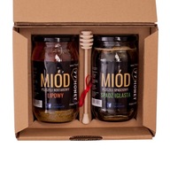 med darčeková sada 2x 1kg - Lipa a Medovka Ihličnatá - SKUTOČNÝ MED med darčeková sada 2x 1kg - Lipa a Medovka Ihličnatá - SKUTOČNÝ MED