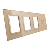 LIVOLO PANEL 4 MODULY 2+G+G+G PRE VYPÍNAČE A ZÁSUVKY LIVOLO PANEL 4 MODULY 2+G+G+G PRE VYPÍNAČE A ZÁSUVKY