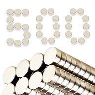 Valcové neodymiové magnety 5x3 mm Round Strong Power N42 Disk 5/3 mm Valcové neodymiové magnety 5x3 mm Round Strong Power N42 Disk 5/3 mm