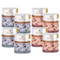 PERRO mokré krmivo pre šteniatka, MIX príchutí, 8x850g