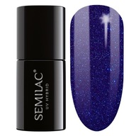 SEMILAC Hybridný lak 087 Glitter Indigo - 7 ml SEMILAC Hybridný lak 087 Glitter Indigo - 7 ml