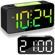 ELEKTRONICKÉ HODINY DIGITÁLNY LED RGB FAREBNÝ ALARM ELEKTRONICKÉ HODINY DIGITÁLNY LED RGB FAREBNÝ ALARM