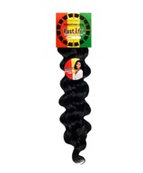 Rastafri Afrolocks syntetické kučery na vlasy na tkanie Kingstone Curl Black 1 Rastafri Afrolocks syntetické kučery na vlasy na tkanie Kingstone Curl Black 1